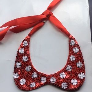 Minnie Mouse Sequin Necklace